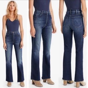 MOTHER The Tripper Weekender Fray glare jeans in Roasting Nuts Wash Size 26